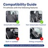 GENANY 2 Front Car Seat Covers for Car Truck Sedan
