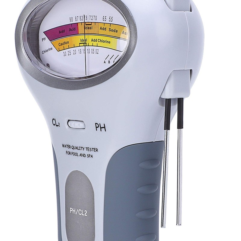 Chlorine and pH Meter Swimming Pool Tester Cl2 Level Meter