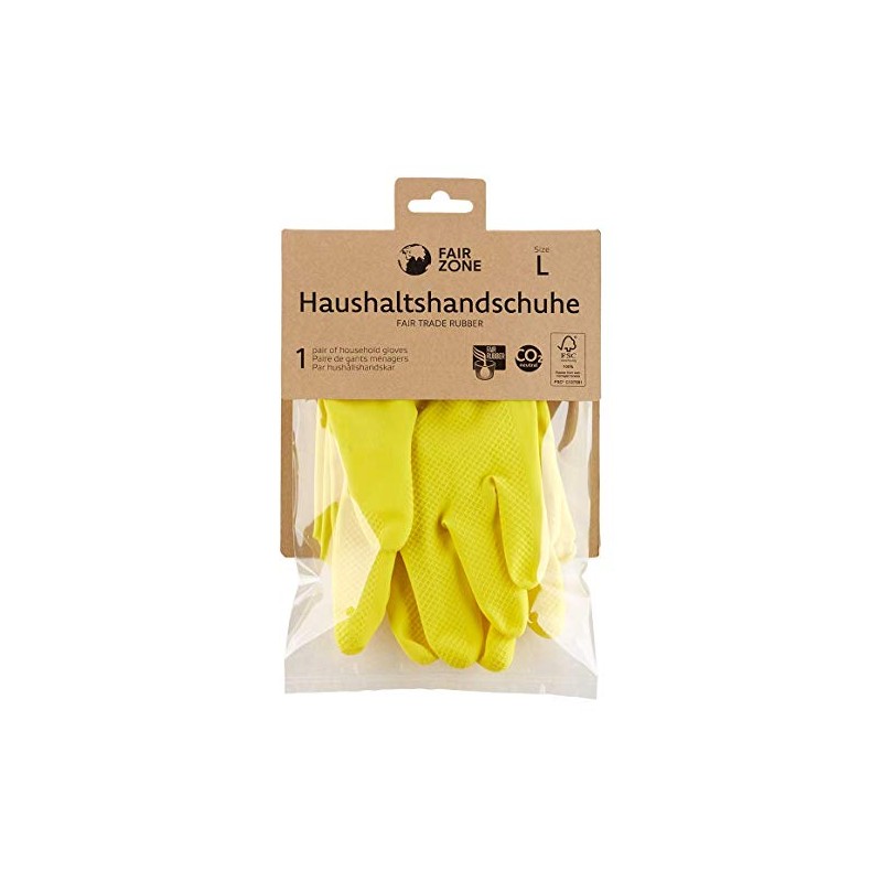 Household Gloves Natural Rubber 1 Pair M