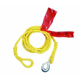 Ring Automotive Standard Tow Rope Suitable For Small & Medium Cars - Complete With Two Snap-On Hooks, Towing Flag & Warning Sign