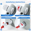 Leyrens 20 Piece Cable Gland Set, IP68 Cable Grommets Waterproof,