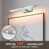 Hardwired Picture Light Chrome LED Dimmable Modern Picture Lights for