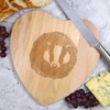 'Badger in a Den ' Wooden Heart Shaped Chopping/Cutting Board