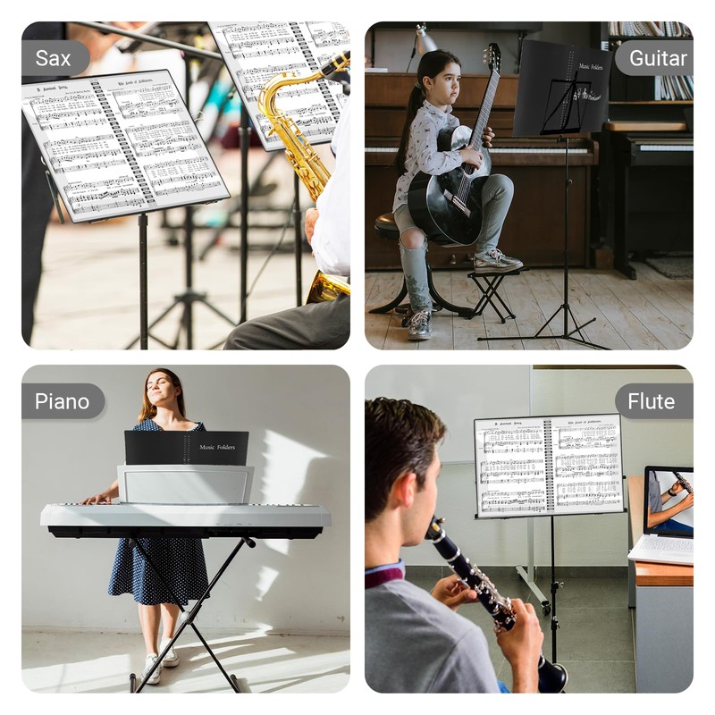 Music Folder, Sheet Music Organizer Binder for Sheet Music RNSXYAT