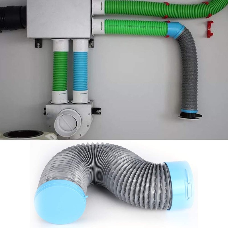 QANYEGN Air Ventilation Tube, Flexible Aluminum Ducting, Heavy Duty Puncture