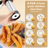 Churro Maker Machine, Stainless Steel Churros Gun Kit, Cookie Press