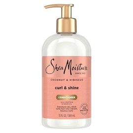 Shea Moisture Coconut & Hibiscus Curl & Shine Conditioner for Unisex Conditioner 13 oz