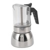 Glass Moka Pot Stainless Steel Heat Resistant Portable Classic Italian