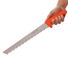 A.M. Leonard Stainless Steel Cut-All Knife with Wavy Edge (13-Inch Blade)