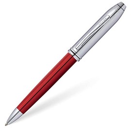 Cross Townsend Limited Edition Ballpoint Pen - Red Chrome