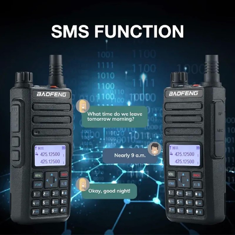 BAOFENG DR-1801 DMR Radio AES256 Digital/Analog Two Way Radio Long