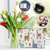 DHKG Llama Gifts Makeup Bag Cute Alpaca Cosmetic Bag Alpaca