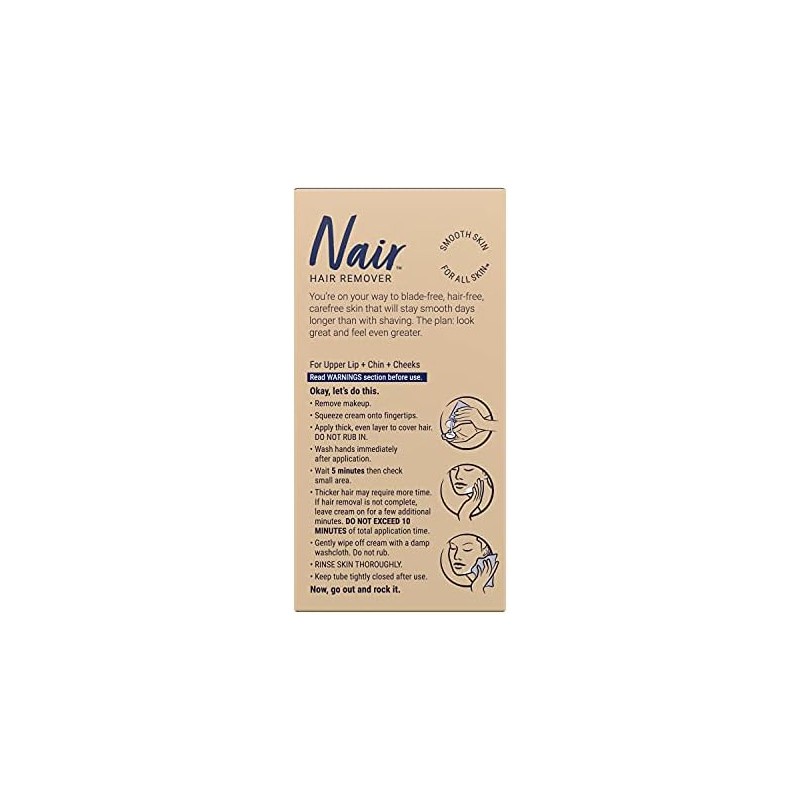 Moisturizing Face Cream For Upper Lip Chin And Fac Nair