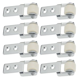 YINETTECH 8pcs 15mm Diameter Sliding Door Track Guide Wheel Sliding Door Track Roller Wheel for Dining Table Closet Doors Glass Door