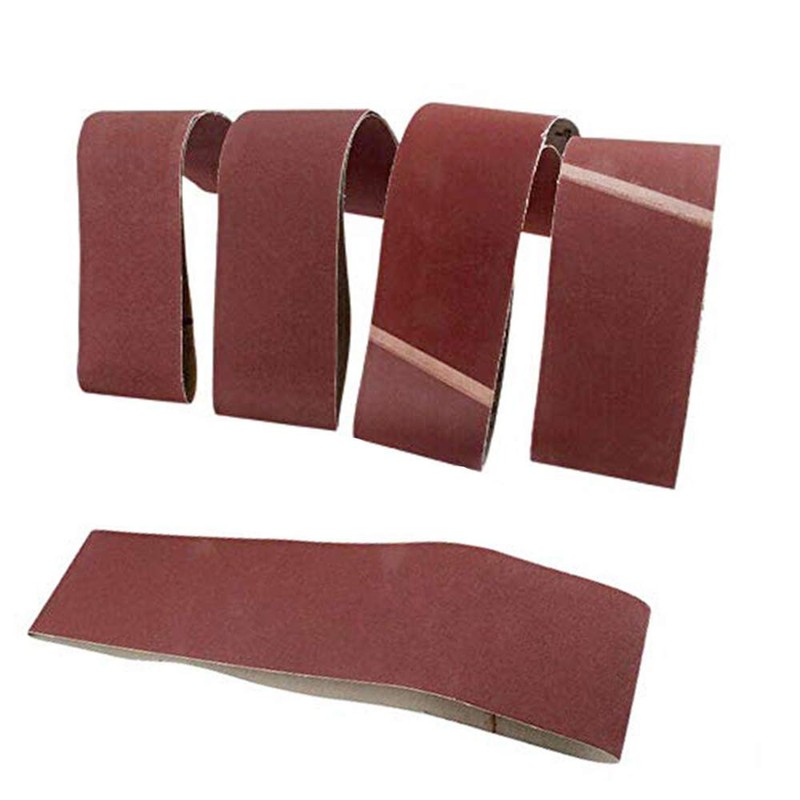 10 Pack Cloth Sanding Belts Sanding Paper Sanding Belts (75mm
