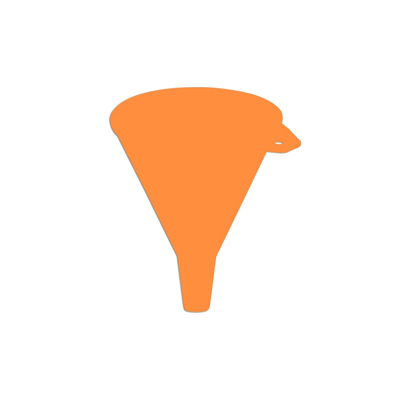Laser 5726 Funnel 95mm Orange