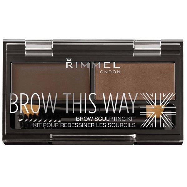 Rimmel Brow This Way Eyebrow Powder Kit 003 Dark Brown
