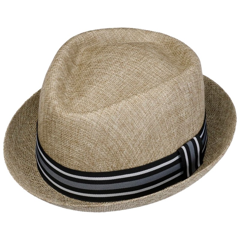Lipodo Pork Pie Fabric Hat - Classic Look - Fabric