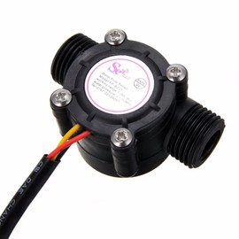 Hailege Water Flow Sensor G1/2" Water Flow Hall Sensor Switch 1-30L / min 1.75MPa Flow Meter Flow Meter Counter Water Flow Sensor