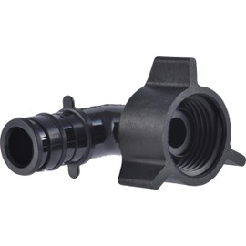 SharkBite 1/2 x 1/2 Inch NPSM Expansion FNPT Swivel 90 Degree Elbow for PEX-A Pipe, Pack of 5, Plastic Plumbing Fittings, Poly Female Adapter for PEX-A Tubing, UA532A5