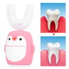 Children Cartoon Electric Toothbrush Cute Cleaning U shaped Toothbrush Oral