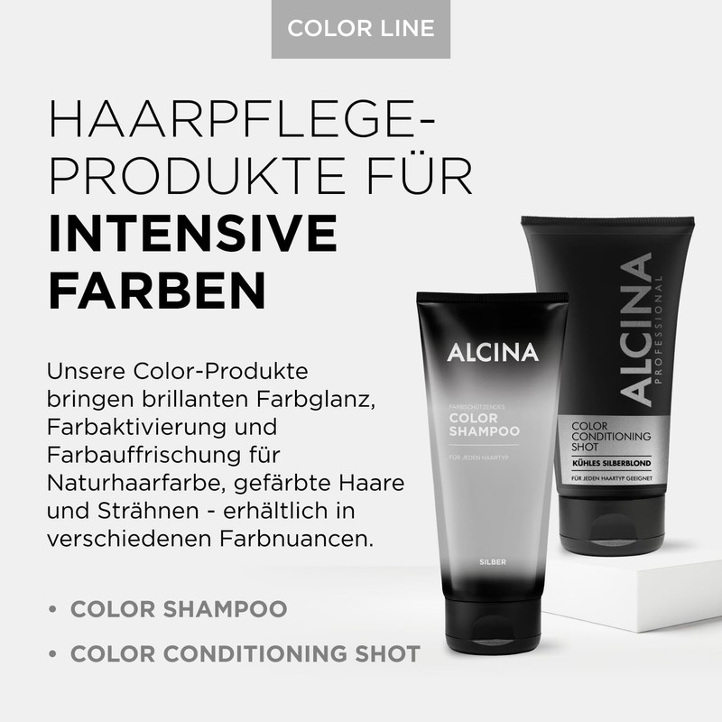 ALCINA Colour Shampoo Silver, 1 x 200 ml - Colour-Protecting