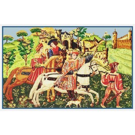 Orenco Originals William Morris Medieval Hunting from Tapestry Design Counted Cross Stitch Pattern