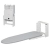 Zoes Homeware Wall Mounted Ironing Board, 180 Rotation, Space-Saving Fold
