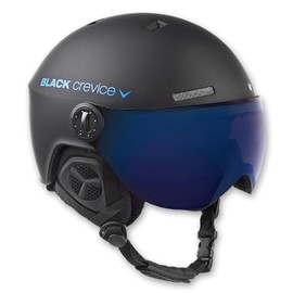 Black Crevice, Gstaad, Adults Ski Helmet, black