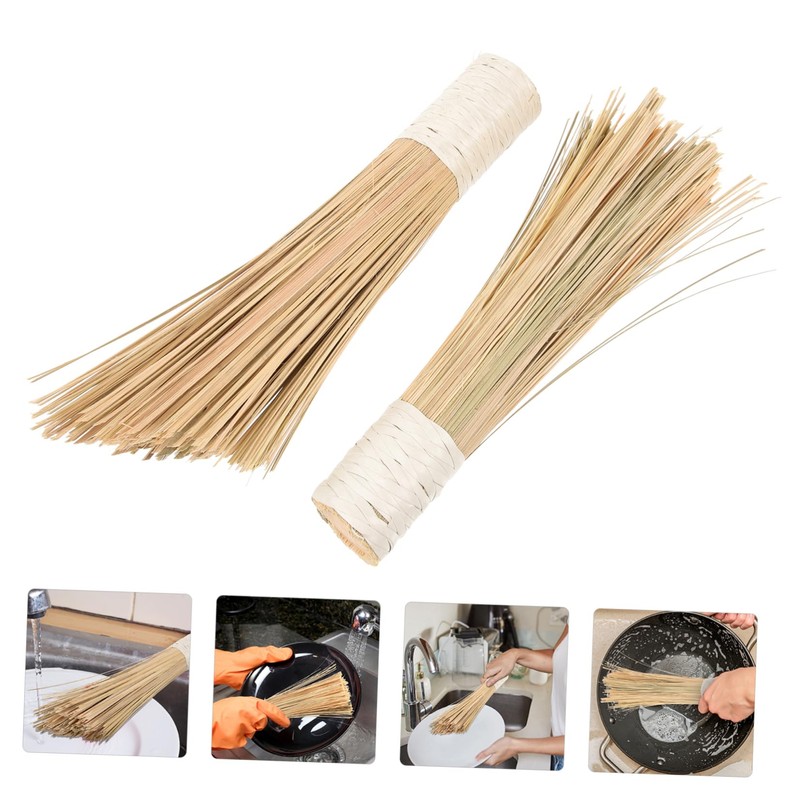 CHILDWEET 2pcs Kitchen Cleaning Pot Washing Brush Multi-Function Pot Cleaning