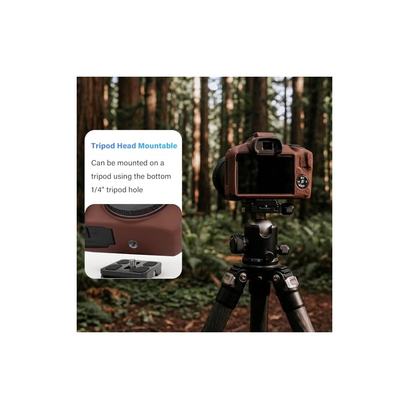 Funda protectora para cámara Canon EOS R100, de silicona suave