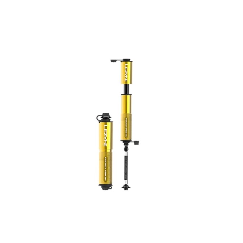 LEZYNE Pocket Drive Pro HV Portable Hand Pump for Bicycles,