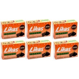 6 Likas Papaya Soaps by Likas