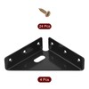 sourcing map 4Pcs Angle Corner Brackets 86mm x 86mm, Cold
