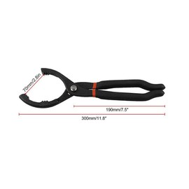 Aramox Llave de filtro de aceite, llave de extracción de filtro de aceite de 2.8 a 5.9 pulgadas, llave de extracción con mango TPR y herramienta de reparación de coche