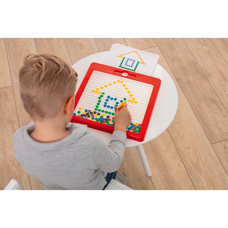 Beleduc 21050 Magnetic Game Colourful Children's Game Promotes Creativity, Multi-Coloured