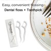 150 Pack Dental Floss Picks Individually Wrapped, Floss Single Bag,