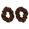Zac's Alter Ego Pair of Luxurious Satin Hair Scrunchies -