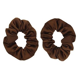 Zac's Alter Ego Pair of Luxurious Satin Hair Scrunchies - Variety of Colours