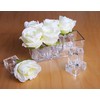 Deco-Mate Acrylic Napkin Rings Bud Vase Flower Holder – Clear