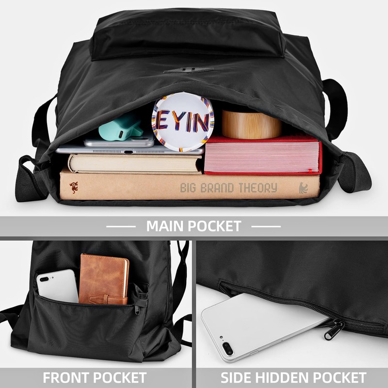 Vorspack Drawstring Backpack Water Resistant String Bag Sports Gym Sack