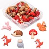 Animal Push Pins, 30PCS Cartoon Bear Bunny Thumbtack Drawing Pins