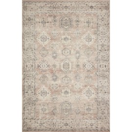 Loloi II Hathaway Collection HTH-03 Java / Multi, Traditional Accent Rug, 3'-6" x 5'-6"