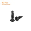 QUARKZMAN #8 x 3/4 Inch Self Tapping Screws, 80 Pieces