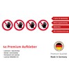 Pack of 4 premium stickers, no entry for unauthorised notice,