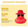 wonuu Car Dashboard Rubber Duck Ornament, Car Decoration Colour Ducks