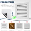 ziyue Square Magnetic Vent Cover 12Inches Extra Thick Magnetic Register