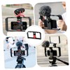 GRIRIW Smartphone Video Stabilizer Grip Handheld Holder with Smartphone Cage