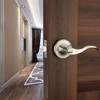 HENYIN Door Lever Handle Lock for Entrance, Passage and Bathroom