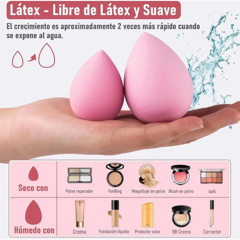 42 Brochasmaquillaje Profesional Esponjas Neceseres Cuencos